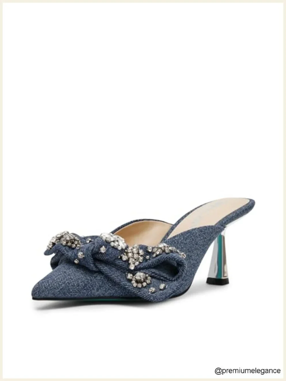 Slingback Pointed Toe Heeled Sandals
